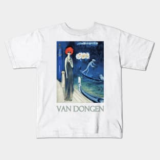 The Waterfront, Venice (1921) by Kees van Dongen Kids T-Shirt